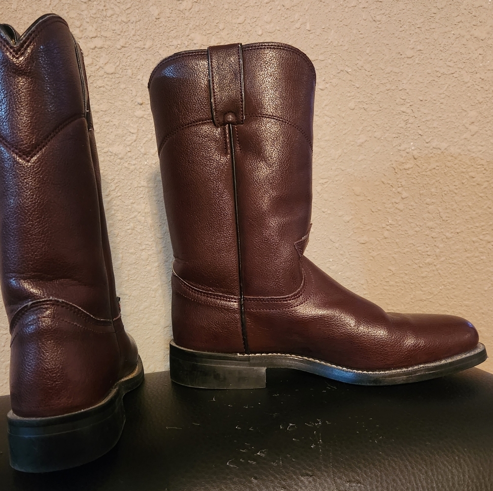 Women's- Justin Basics Cowboy Boot JBL 3002 Maroon 